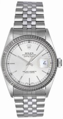 Rolex Datejust Men's Stainless Steel Watch Silver Dial Jubilee Bracelet 16234