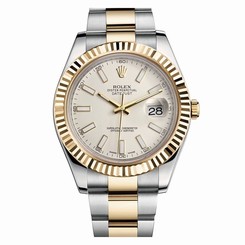 NEW ROLEX DATEJUST II Steel & 18K Yellow Gold Automatic Mens Watch 116333 WIO 845960002370