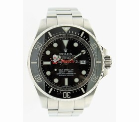 Rolex 44mm Sea-Dweller Mens Watch with Rotatable Bezel and Index Dial 116660 639767606578