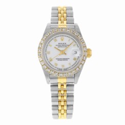 Rolex Datejust 69173 Custom Diamond Steel & 18K Yellow Gold Automatic Watch 27543000069
