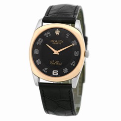 ROLEX 18K White and Rose Gold Cellini Danaos 4233 Mechanical Box Warranty MINTY