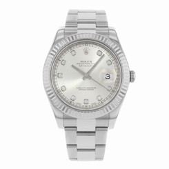 Rolex Datejust 116334 sdo 18K White Gold & Steel Automatic Men's Watch 683498458203