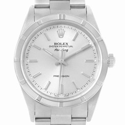 Rolex Air King Stainless Steel Silver Dial Oyster Bracelet Watch 14010