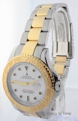 Rolex Mens Yacht-Master 18k Yellow Gold & Stainless Steel Automatic Watch 16623 760643147639