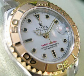 BRAND NEW LADIES ROLEX YACHTMASTER 169623 SS/18K YELLOW GOLD WHITE DIAL 29MM