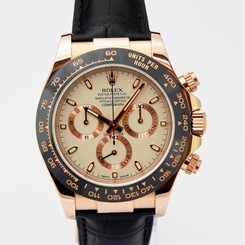 Rolex Daytona Everose Gold Ivory Color Dial 116515 WATCH CHEST