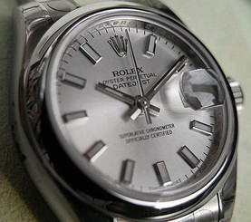 LADIES ROLEX DATEJUST 179160 STAINLESS STEEL SILVER STICK DIAL OYSTER 26MM - NEW