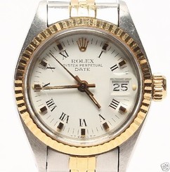 Auth ROLEX Oyster Perpetual Date 6917 Automatic Women's watch