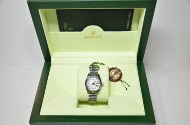 Women's Rolex Oyster Perpetual Datejust Watch with diamonds
