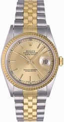 Rolex GENT'S DATEJUST 18KY & STAINLESS STEEL WATCH (36mm) - 16233