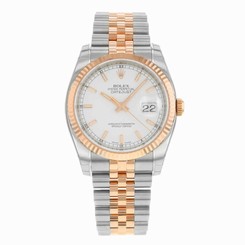 Rolex Datejust 116231 WSJ 18K Pink Gold & Steel Automatic Men's Watch