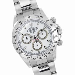Rolex Daytona Cosmograph 116520 Steel White Dial F Serial Box Papers