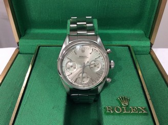 RARE ROLEX Ref. 6234 Pre Daytona Chronograph w/ S/Steel Oyster Bracelet! BEAUTY!