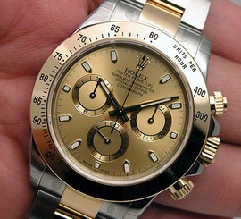 Rolex Cosmograph DAYTONA 116503 Mens Steel & Yellow Gold Champagne Dial 40MM