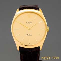 ROLEX CELLINI 18K YELLOW GOLD REF 4133 MEN'S BOX & PAPER