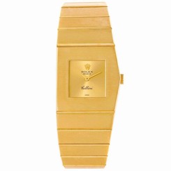 Rolex Cellini Midas 18k Yellow Gold Ladies Right Handed Watch 9768