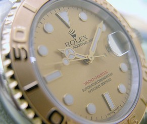 Rolex YACHTMASTER 16623 Mens Steel & Yellow Gold Oyster Champagne Dial 40MM 760643147639