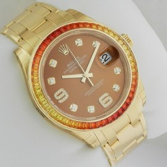 Rolex Oyster Perpetual Datejust Pearlmaster 39 YG 86348SAJOR Ret: $74,650