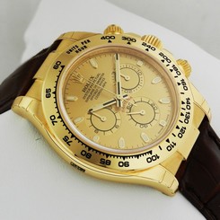 Rolex Cosmograph Daytona Yellow Gold 116518 Champagne Dial Retail: $25,150