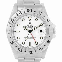  Rolex Explorer II White Dial Steel Automatic Mens Watch 16570