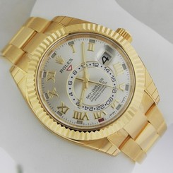 Rolex Sky Dweller 326938 Oyster Perpetual Yellow Gold NEW B&P Retail: $46,150