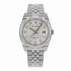 Rolex Datejust 116234 sjdj 18K White Gold & Steel Automatic Men's Watch