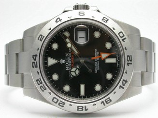 ROLEX 216570 EXPLORER 2 BLACK DIAL CHRONOMETER STAINLESS STEEL 42MM MENS WATCH 683498417354