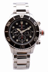 Seiko Prospex Men's SSC015P1 Chronograph Solar Power Black Dial Watch 4954628146328
