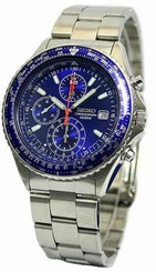 SEIKO MEN CHRONOGRAPH 100M STEEL WATCH SND255 SND255P1 4900969883552