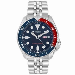 Seiko Men's SKX009K2 Diver's Automatic Blue Dial Watch 751744816197