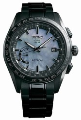 New Seiko Astron Solar GPS Black PVD Titanium Men's LTD Watch SSE091