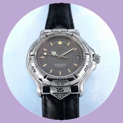 TAG Heuer Professional Midsize Professional 6000 WH1212, Grey Dial New Battery