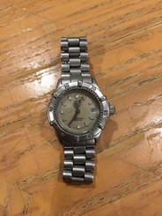 Tag Heuer 2000 Professional Stainless Steel Quartz Gray Dial Date WE1411-R