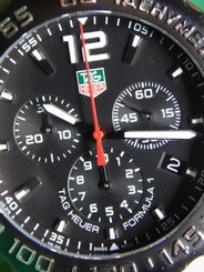 TAG Heuer CAU1110 Mens Formula 1 Black Dialed 41MM 1/10 Quartz Chronograph 760643141910