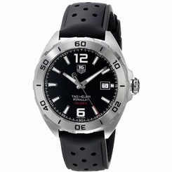 TAG HEUER MEN'S FORMULA 1 41MM RUBBER BAND AUTOMATIC WATCH WAZ2113.FT8023