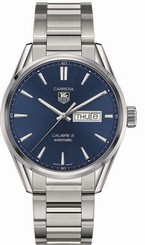 Tag Heuer Carrera Calibre 5 Day-Date Blue Automatic Men's Watch WAR201E.BA0723