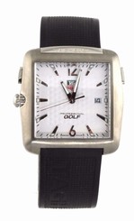 SALE TAG HEUER PROFESSIONAL WAE1112.FT6004 TIGER WOODS WHITE GOLF RUBBER WATCH