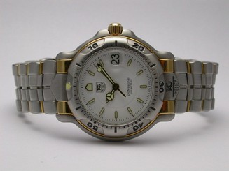 TAG HEUER WH1257 200 METERS QUARTZ STAINLESS STEEL & 18K GOLD WOMEN'S WATCH