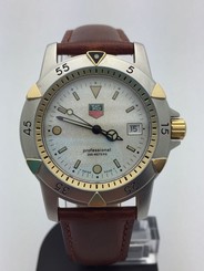 TAG HEUER Professional 200M Silver Granite Dial and Gold 955.713G-2 Men's Watch
