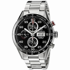 TAG Heuer Men's CV2A1R.BA0799 Analog Display Swiss Automatic Silver Watch