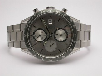 TAG HEUER CARRERA CV2011.BA0786 STAINLESS STEEL AUTOMATIC CHRONOGRAPH MENS WATCH 760643079107