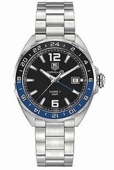 New Tag Heuer Formula 1 GMT Automatic Black Dial Mens Steel Watch WAZ211A.BA0875 684758984777