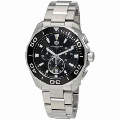 TAG HEUER MEN'S AQUARACER 43MM STEEL BRACELET QUARTZ WATCH CAY111A.BA0927