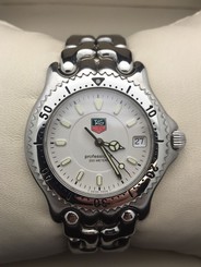 Tag Heuer LINK Professional 200m Date White Dial Watch WG1112-KO (EAJE001)