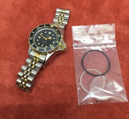 Vintage Ladies Tag Heuer 1000 Diver Two-tone Gold/SS, 980.018 Submariner Watch