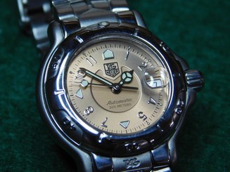 TAG Heuer Ladies 6000 Series WH2315-2 Copper Dial Stainless Steel Automatic