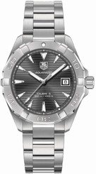 GENUINE TAG HEUER AQUARACER WAY2113.BA0910 AUTOMATIC CALIBRE 5 MENS GREY WATCH 7612533110304