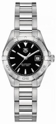 BRAND NEW TAG HEUER AQUARACER WAY1410.BA0920 SWISS QUARTZ LADIES BLACK WATCH 683498429647
