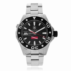 Tag Heuer WAJ211A-BA0870 Mens Black Dial Analog Quartz Watch