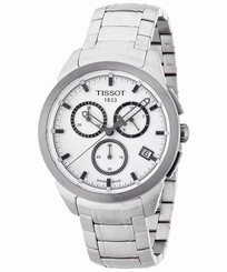Tissot T0694174403100 Men's Chronograph White Dial Stainless Steel